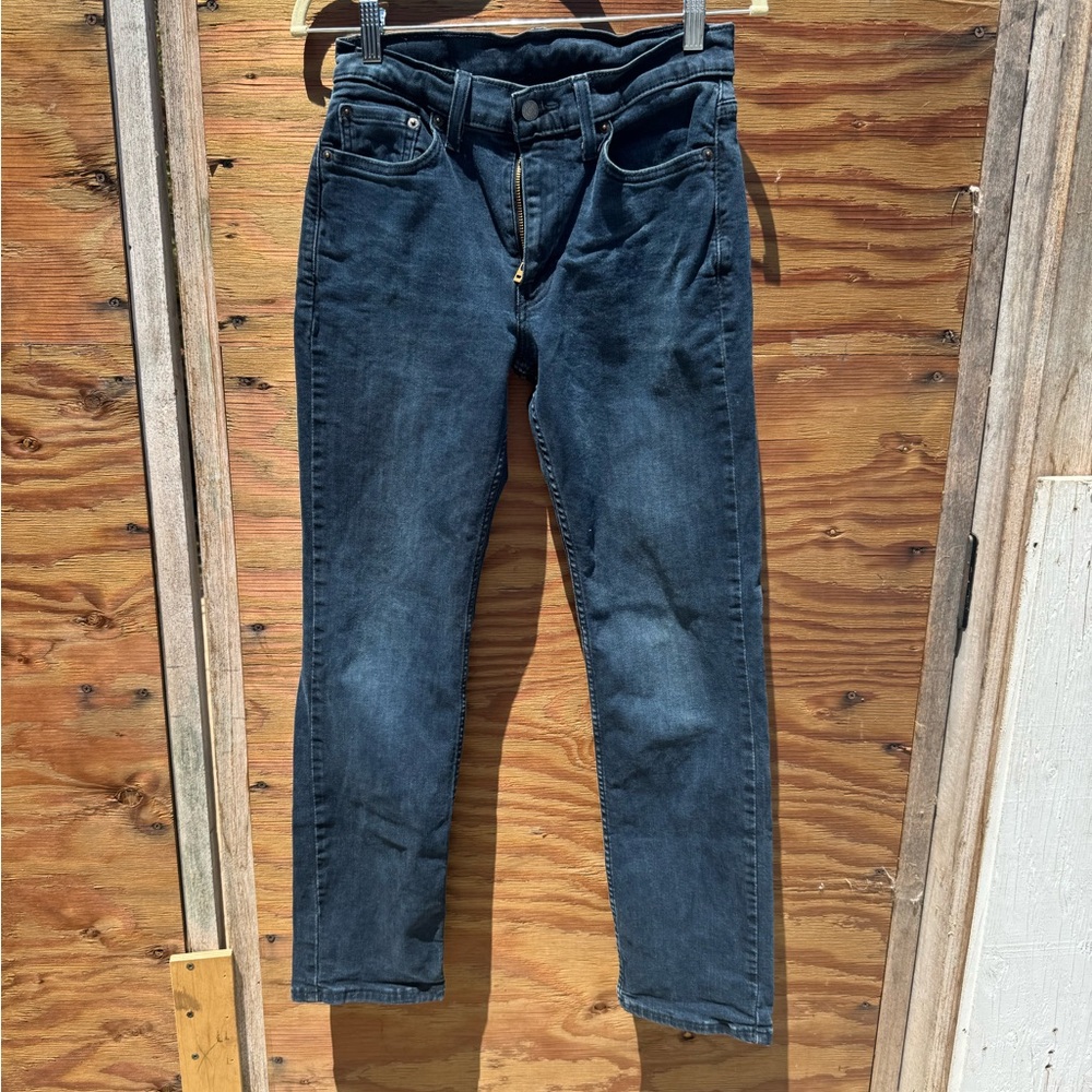 Levi's Dark Blue Straight Leg Jeans